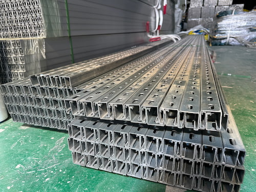 Solar Panel Mounting Rail | 6005-T5 Aluminum | 2.1–3.0m Anodized Profiles Aluminum Rail Bracket for Solar Panels | Flat Roof Mounting H/U/T Profiles