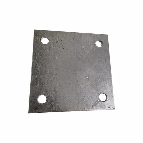 Concrete Embedded Solar Plate | Precast Foundation Integration HDG Embedded Mounting Plate Installed in Concrete for Solar Support Frames