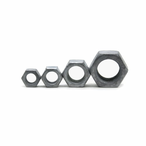 Premium Hot-Dip Galvanized Nuts