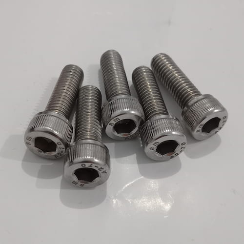 High Strength A2-70 / A4-80 Stainless Steel Socket Head Cap Bolts | M6 to M20 Metric Sizes Stainless Steel Hex Socket Head Cap Bolts M6-M20 A2-70 A4-80 Rustproof for Solar and Industrial Use