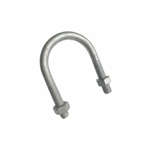 40mm to 60mm galvanized U-bolts for tube fitting, factory price from $0.03, China-made steel or stainless steel U-bolt